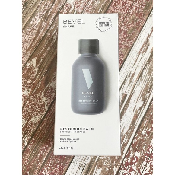 Bevel Mens Restoring Balm Soothes and Hydrates Face 2 oz Prevents Razor Burn NEW - Picture 1 of 10